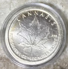 1 OZ .999 PURE SILVER PROOF 2013 CANNABIS COA ROUND COIN SILVER SHIELD WASTEWEET