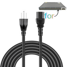 AC Power Cord For Cisco Catalyst WS-C3560X-48P-S 48 Port PoE Gigabit Switch