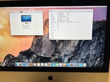 Apple iMac Mac OS X 10.10, Yosemite Intel Core i5 4th Gen. Apple