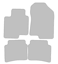 Fußmatten passend für Hyundai i20 Typ BC3, BI3 (Baujahr 2020 - aktuell), Robust 