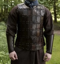 Handcrafted Leather Brigandine Armor Medieval Torso Protection for LARP /Cosplay