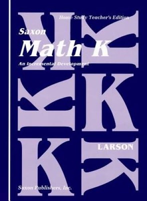 Saxon Math K Homeschool: Teacher's Manual 1st Edition 1994 - ACCEPTABLE