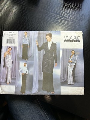 Vogue Patterns Wardrobe V2362 Jacket Dress Blouse and Skirt