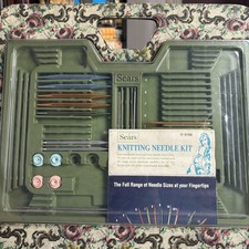 Vtg. Sears Knitting Needle Kit - Some Pieces ...