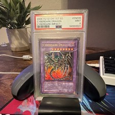 ULTRA RARE 2006 1ST EDITION CYBERDARK DRAGON CDIP-EN035 CYBERDARK IMPACT PSA 9