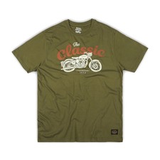 ROYAL ENFIELD CLASSIC 350 T-SHIRT OLIVE GREEN M L 2XL 3XL SIZES