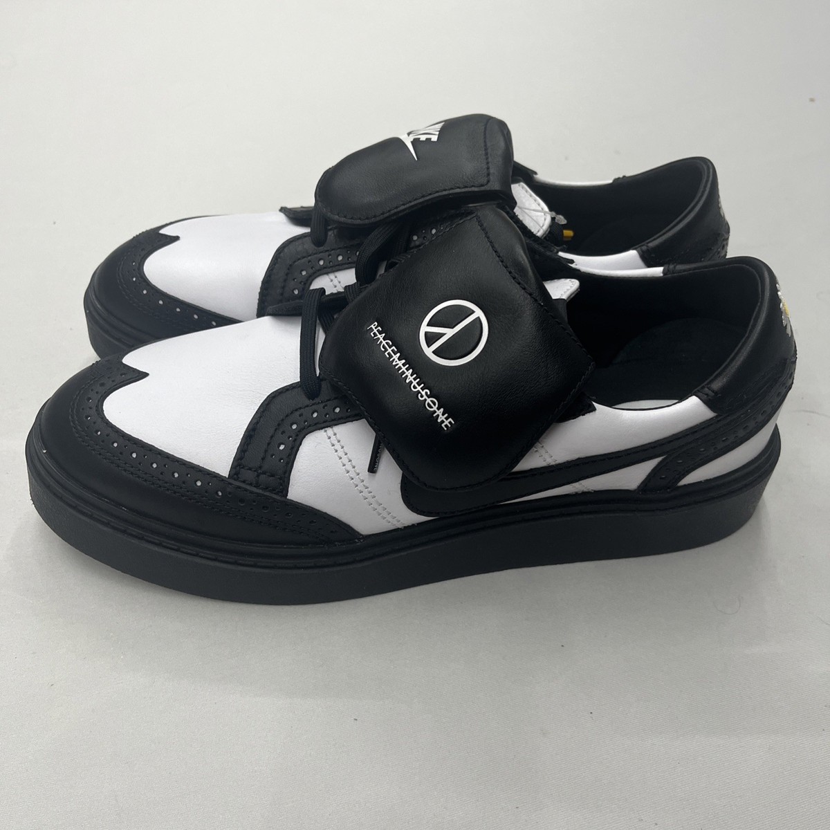 PEACEMINUSONE × Nike Kwondo 1 G-Dragon Panda Leather Wingtip Men's