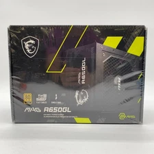 MSI MAG A650GL Gaming Power Supply-Full Modular-80 Plus Gold Certified 650W-NEW