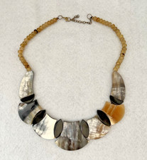 Natural Buffalo Horn Southwest Style Necklace