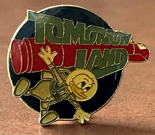 Spilla razzo smussata Disneyland 30° anniversario Tomorrowland Donald Spaceman