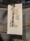 JUST BLACK DENIM NWT $92 Distressed Light Wash Straight Leg Jeans Sz 31 USA  — photo 5