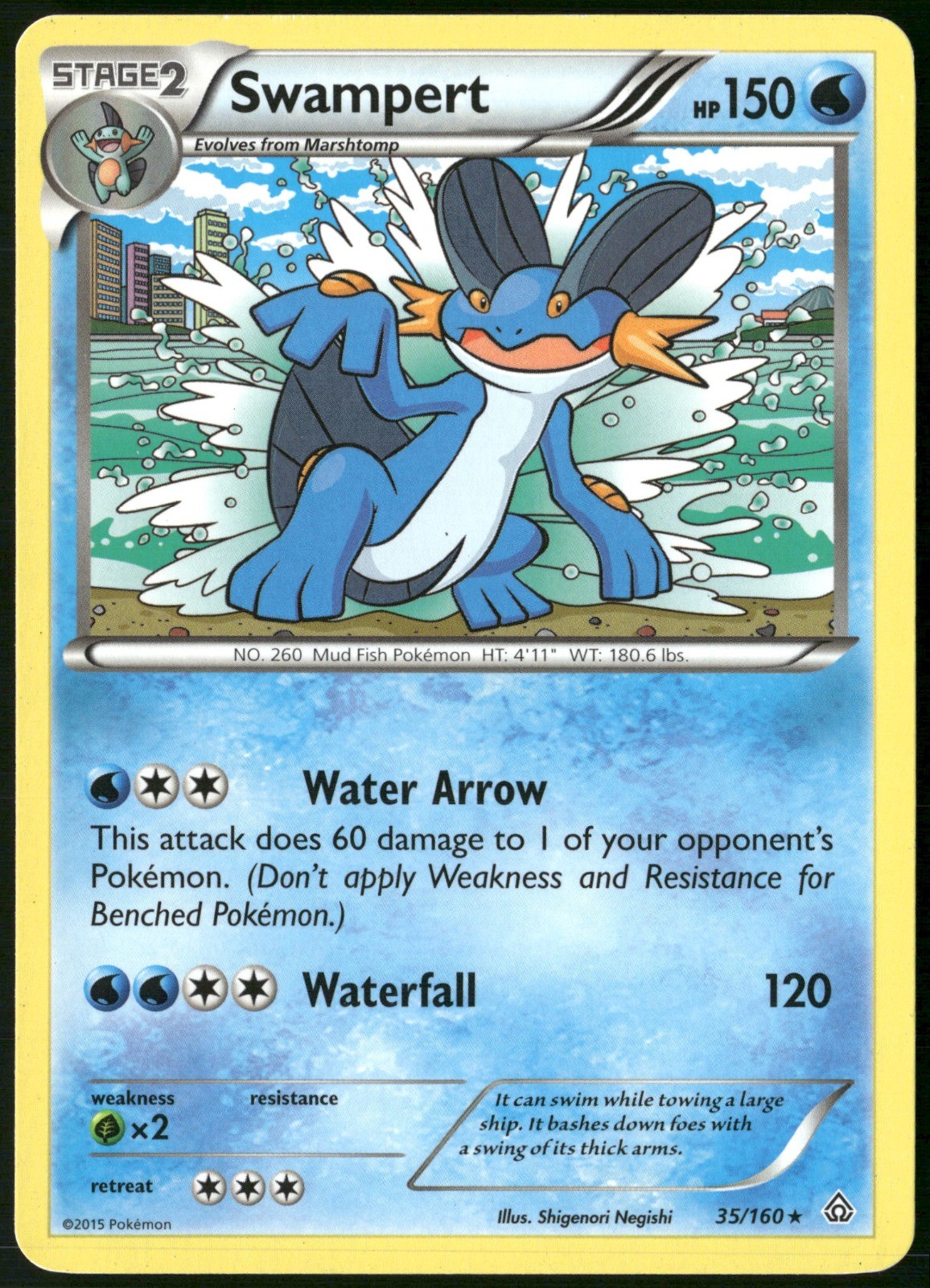 Swampert 35/160 XY - Primal Clash LP