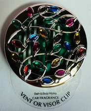 NEW ~ HOLIDAY LIGHTS - CAR  VENT / VISOR CLIP - Bath & Body Works FREE SHIP