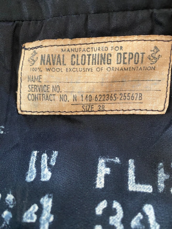 Chaquetón de lana vintage de la Marina de los Estados Unidos talla 38 Foto 4 de 4