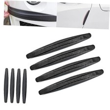 8 Packs Anti-Collision Patch Car Bumper Guard Strip Anti-Scratch Black-8Pack