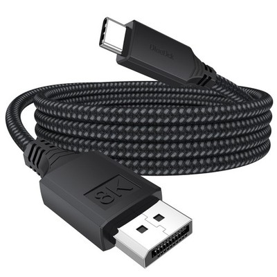 USB C to DisplayPort Cable 6Ft, DP 1.4 with 8K@60Hz 4K@240Hz, USBC (Thunderbo...