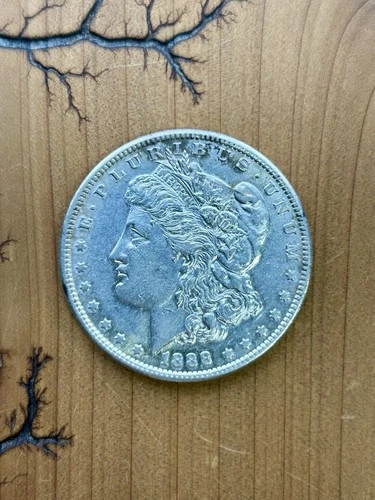 1888-S AU Morgan Silver Dollar San Francisco Mint 90% Silver Dollar Better Date