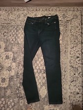 BANANA REPUBLIC JEANS WOMEN'S SZ 28/6 dark wash DENIM sculpt skinny