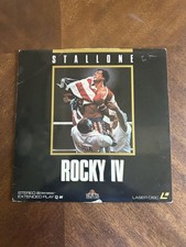 ROCKY IV Laserdisc LD RARE GREAT FILM PART FOUR 4