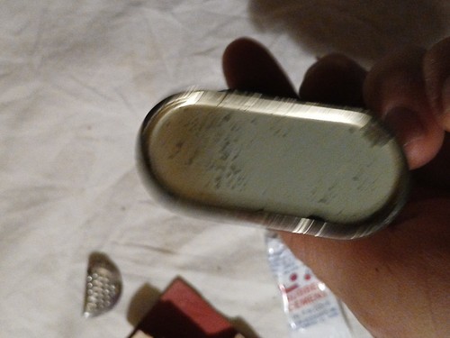 VINTAGE EMPTY CAMEL #1-A CARDBOARD/METAL TIRE REPAIR KIT TIN !! - Picture 8 of 10