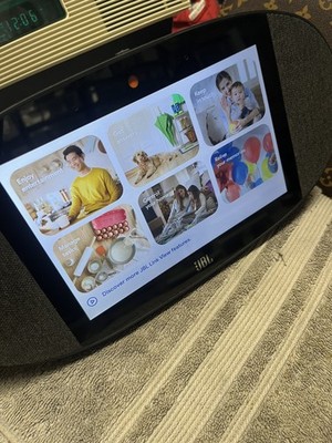 JBL LINK VIEW Bluetooth Smart Speaker Google Assistant, 5 Pixels