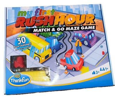ThinkFun My First Rush Hour Match & Go Maze Game 30 Maze Challenges Ages 3+ B2