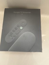 Google TV Streamer 4K 32GB with Voice Remote - Porcelain New In Box