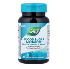 Nature's Way, Blood Sugar Manager, 60 Tablets, Healthy Blood Glucose Formula