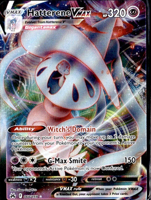Hatterene VMAX - 066/159 Crown Zenith Pokemon TCG