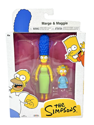 #ad The Simpsons Marge Simpson Maggie Action Figures 2 Pack Jakks Pacific $16.99