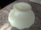 Fenton Custard Glass Candle Bowl — photo 9