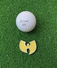 WU TANG  1-1/2” Metal Golf Ball Marker. I Made A Bogey Brand