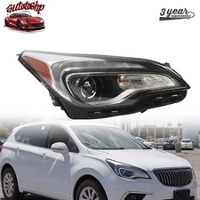 Headlight Passenger Right For 2016-2018 Buick Envision W/ LED DRL Bulbs Halogen