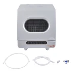 110V Compact Countertop Dishwasher Portable Mini Dishwasher 5 Programs Low Noise