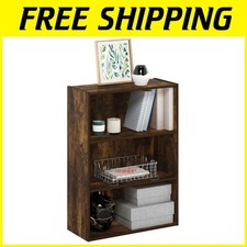 Wide Open Design Book Shelf - Living Room Organizer