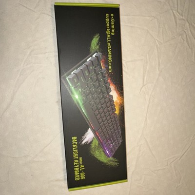 e Gaming Backlight Keyboard Model AL-006 New,Water Proof