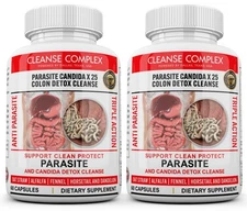 Parasite Killer - ANTIPARASITE COMPLEX - Natural Gut Health Support- 2 Bottle