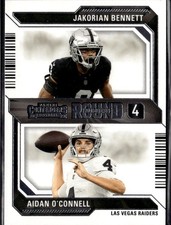 2023 Panini Contenders Jakorian Bennett / Aidan O'Connell #18 Round Numbers