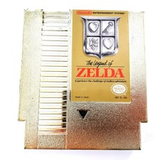 The Legend of Zelda (Nintendo NES, 1987) Authentic Gold Cart Tested & Works