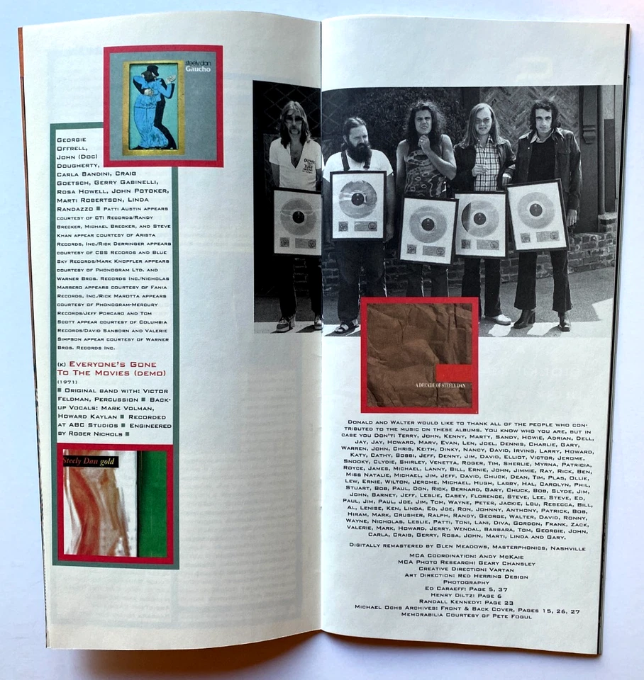 CITIZEN STEELY DAN 1972-1980 4 NEW CASSETTE 1993 BOX 40 PAGE BOOK DONALD FAGEN - Image 3 of 4