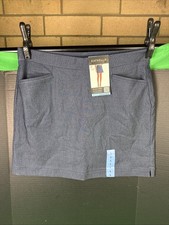 NWT Rafaella Women's Stretch Skort Size L Navy