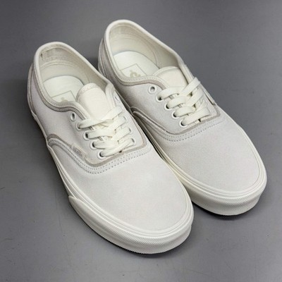 VANS Authentic Sliver Sneakers Shoes Mens's Sz 12 White/White VN000D6DWWW