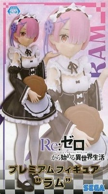 Ram Premium Figure Sega Prize Re:ZERO -Starting Life in Another World- 21cm Used