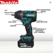 Makita XWT05Z Avvitatore A Impulsi 18V LXT - Solo Macchina, Attacco 1/2