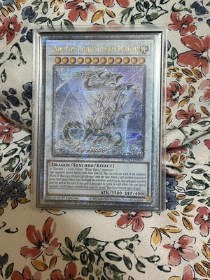 #ad Blue Eyes Ultimate Spirit Dragon Quarter Century Secret Rare SDWD EN043... $80.00
