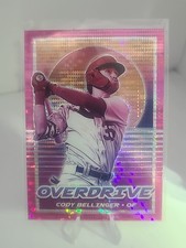 2021 Panini Chronicles - Overdrive Cody Bellinger #19 Pink Pulsar Prizm