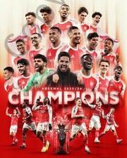 A4 Arsneal Premier League Poster 2025 2026 Champions 