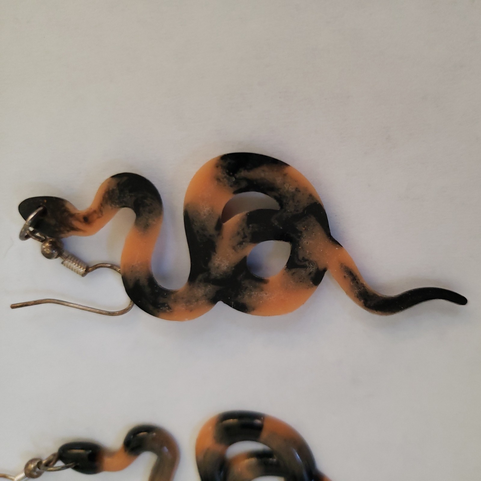 Artisan Statement Original 1990's Snake dangle Ea… - image 4