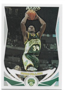 2004 - 2005 Topps Chrome #43 Refractor Ray Allen Seattle Super Sonics