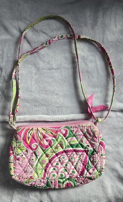 Vera Bradley Maggie Hipster  Crossbody Purse Sling Bag Paisley Quilted
